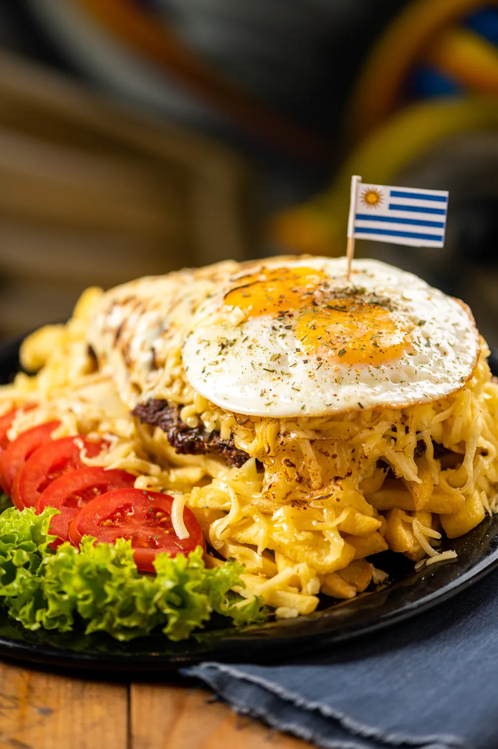 Prato uruguaio servido no Trip Food
